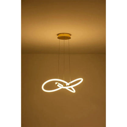 Lampara De Techo Espiral Decorativa Infinita