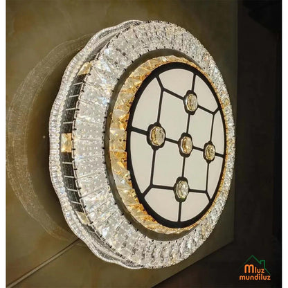 Lámpara Plafon De Techo Cristal Super Elegante Modelo Opus.