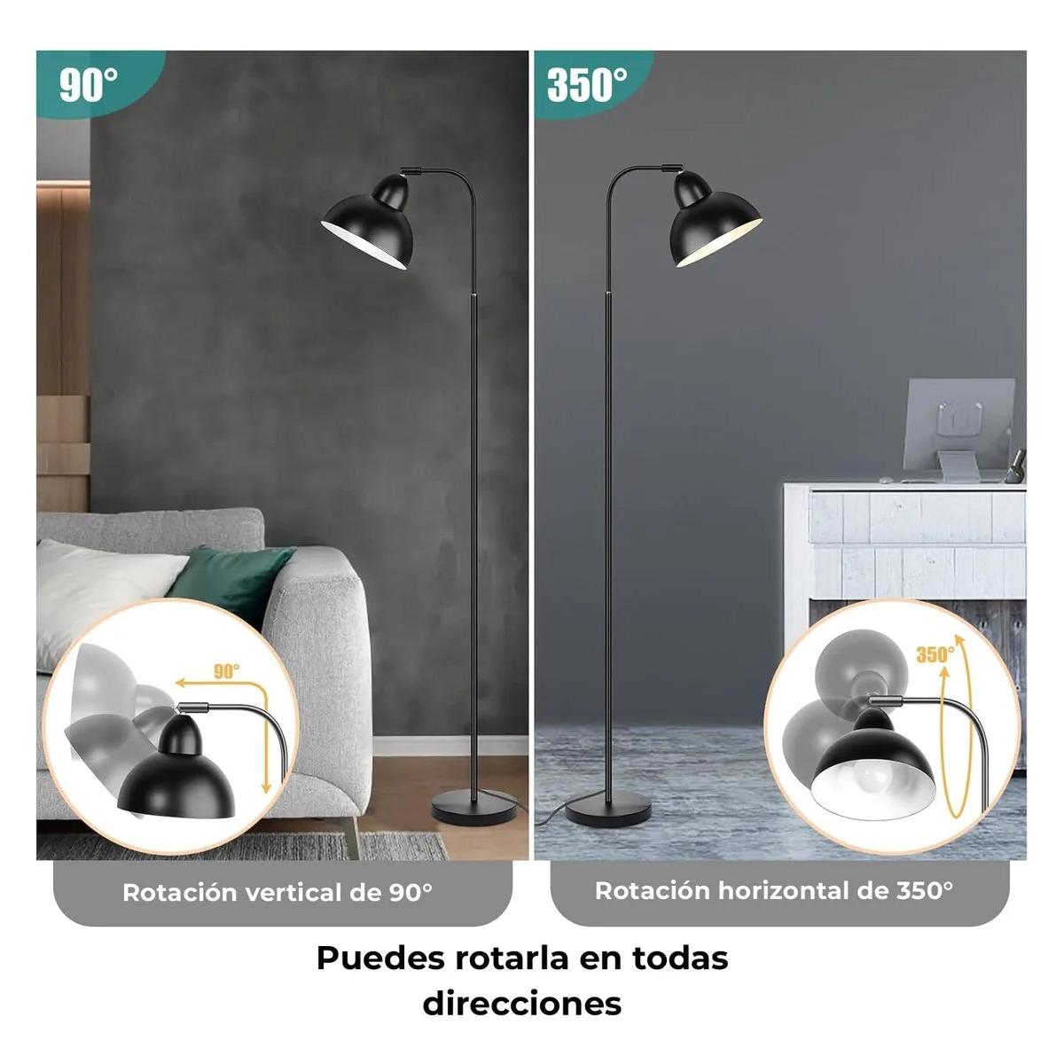 Lámpara De Piso Pie Inteligente Moderna Con Bombillo