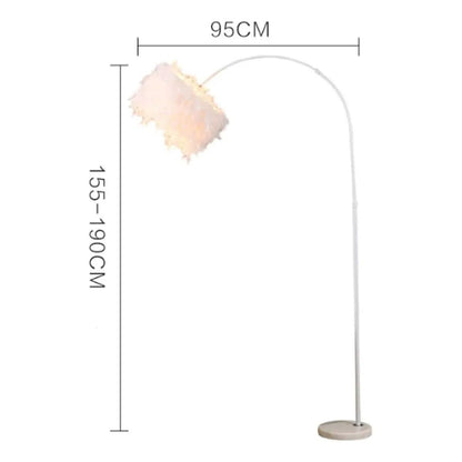Lámpara De Piso Cuello De Cisne Modelo Arc