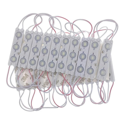 Azul  Led Tipo Lupa Para Avisos X 20 Unidades. 12v Azul