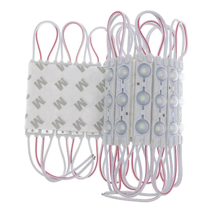 Azul  Led Tipo Lupa Para Avisos X 20 Unidades. 12v Azul
