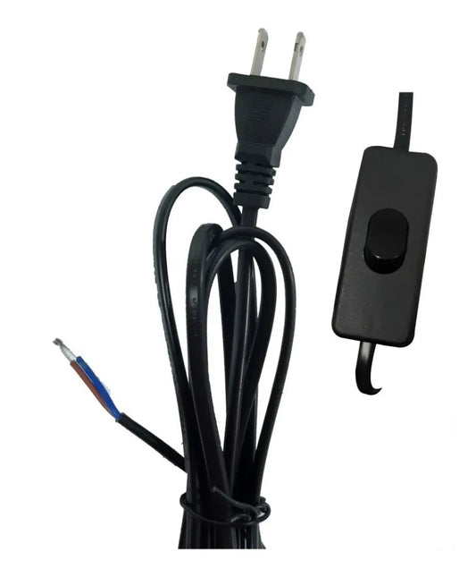 Cable Para Lampara Con Interruptor Y Clavija Integrada X10