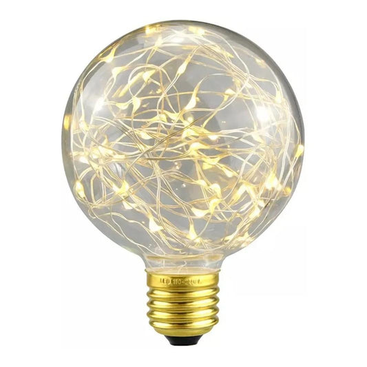 Bombillo Vintage Led Globo Tipo Luciernaga