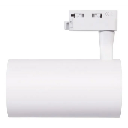 Lampara Spot Led Negro Para Riel 10w Luz Calida Decorativa