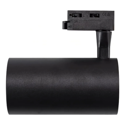 Lampara Spot Led Negro Para Riel 10w Luz Calida Decorativa