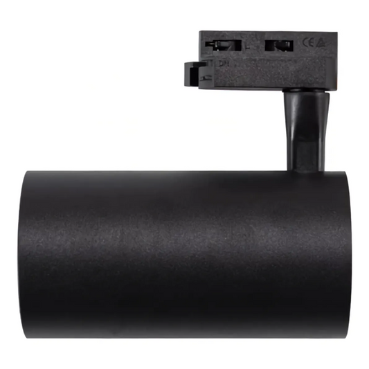 Lampara Spot Led Negro Para Riel 10w Luz Calida Decorativa