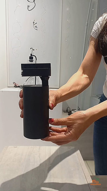 Lámparas Tipo Spot Con Riel De 1m X 3 Unid De 10w.