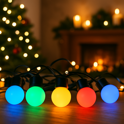 Guirnalda Extensión Luces Navidad Multicolor