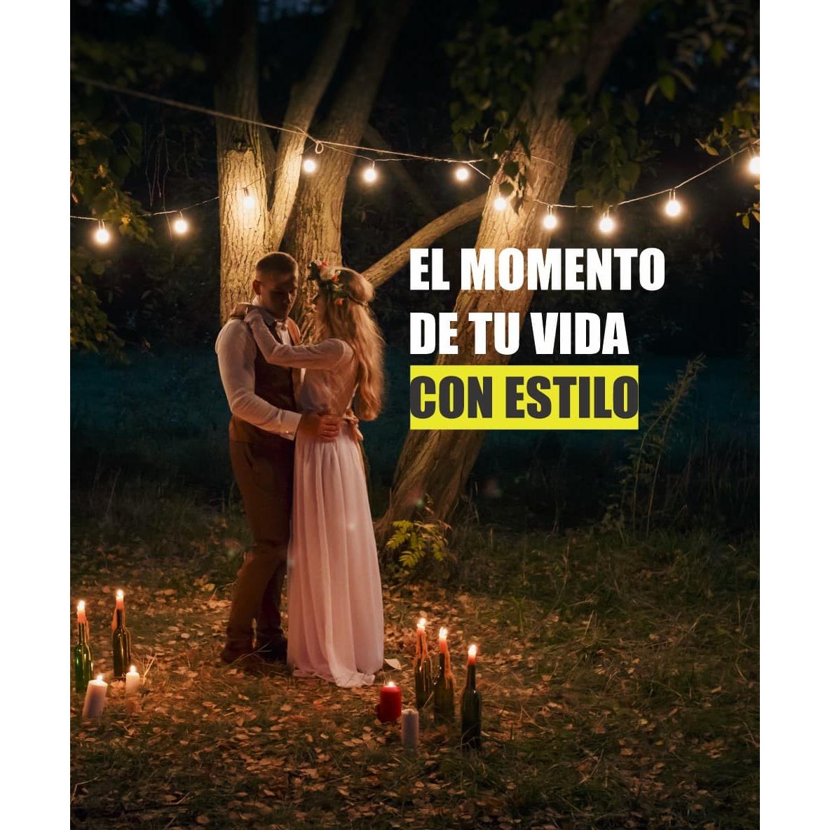 Extension Bombillos Vintage Led Exteriores Con Conector